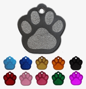 Ejemplo - Placa Identificativa Huella Roja Aluminio #4058776