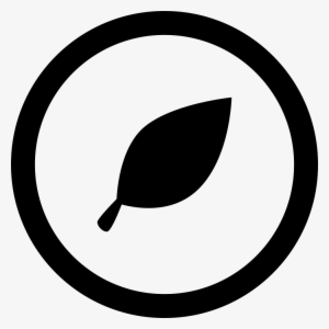 Leaf Shape In A Circle Comments - Twitter Logo Black Png #4059687
