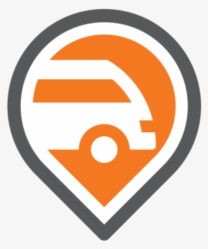 Taximap Logo Only Orange Grey - Circle #4059934