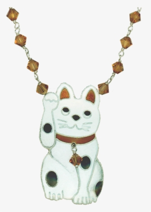 Lucky Cat Crystal Neck #4060055