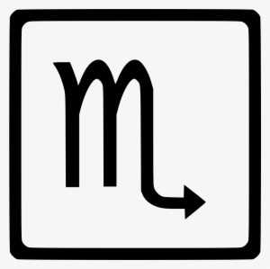 Png File - Scorpio Symbol #4060574 Png File - Scorpio Symbol #4060574