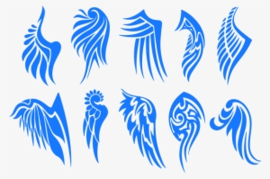Blue Tribal Png - 羽 タトゥー トライバル #4060643
