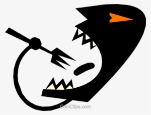 Weird Face Royalty Free Vector Clip Art Illustration #4060960