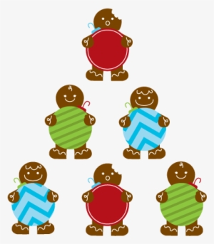Gingerbread Men Wall Decal Weedecor - Wall Decal #4061257
