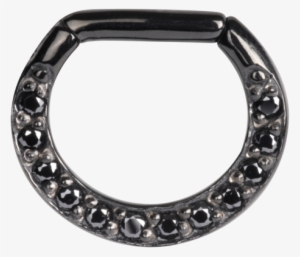 Steel Blackline® Multi Jew Hinged Septum Clicker - Septum Piercing #4061852
