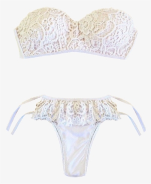 Mujer Bañadores Bikini De Cordones De Gacnhillo Con - Bikini #4063059