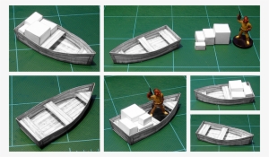 Here's My Paper Test For A Rowboat - Row Boat Paper Craft #4063588