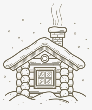 Banner Download House Line Art Hand - Drawing Cartoon Houses To Share Line Drawing #4064263