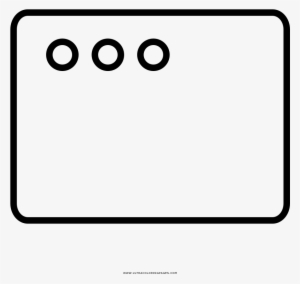 Browser Window Coloring Page - Circle #4064329