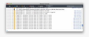 The Browser Console Looks Like This - Browser's Javascript Console #4064350
