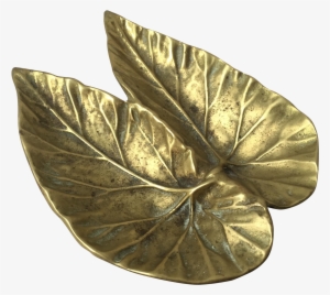 Virginia Metal Crafters Brass Begonia Leaf On Chairish - Brass #4064611