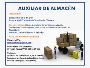 Auxiliar De Almacen - Aspecto Economico De Una Empresa #4065242