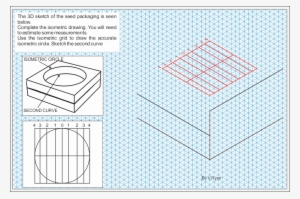 Complete The Isometric Drawing - Diagram #4066470