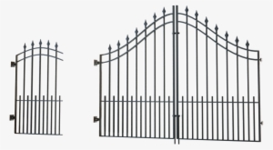 Wrought Iron Driveway Gates - Cage #4066520