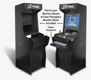 Xtension Arcade Cabinet For The X-arcade Dual Joystick - X Arcade Cabinet #4066781