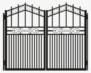Gate Computer Icons Wrought Iron Fence Iron Railing - Gate Clip Art #4066787
