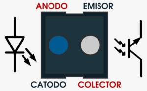 El Cny70 Tiene Cuatro Pines De Conexión - Sensor Cny70 #4066871