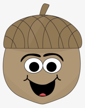 Cartoon Acorn - Cute Acorn Clipart #4067043