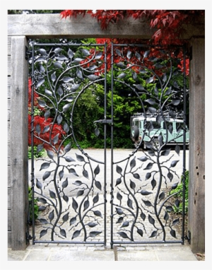 Bespoke Floral Iron Gates #4067122