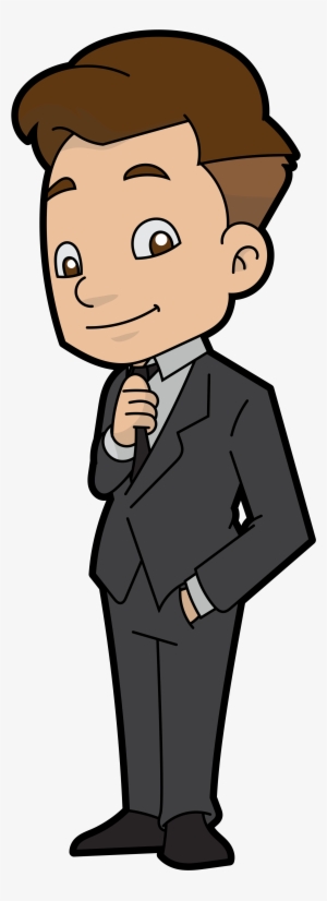 Open - Confident Cartoon Png #4067434