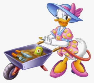 Free Download Daisy Duck Garden Clipart Daisy Duck - Daisy Duck In The Garden #4067508