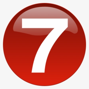 Bullet 7 Red 7 Clip Art - Gloucester Road Tube Station #4068448