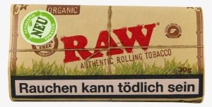 Raw Organic Tobacco Pack - Raw Natural Authentic Tobacco Classic #4069666