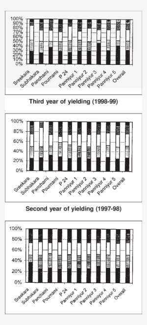 Percentage Share Of Number Of Yielding Vines In The - Calligraphy #4069870