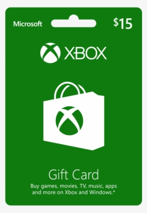 Xbox Giftcard 15 - Xbox Gift Card #4070306