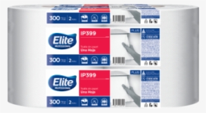 Elite Jumbo Plus Hoja Simple Extra Blanca De 300m - Non Touch Toalla Elite #4070414