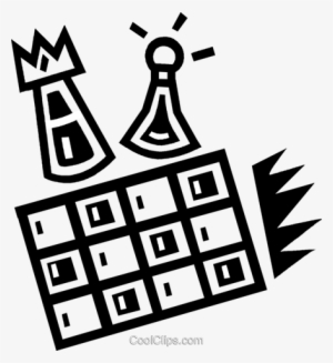 Chessboard And Pieces Royalty Free Vector Clip Art - Game #4070603