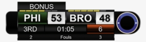 Shot Clock, Up To 7 Timeout Indicators And 2 Additional - Live Score Basketball Scoreboard #4070880