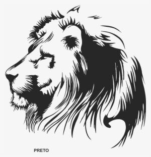 Leao Tribal Png - Lion Clip Art Black And White #4070979