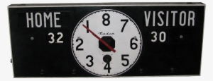 This Is A Vintage, 1940's, High School Basketball Scoreboard - Wall Clock #4071032