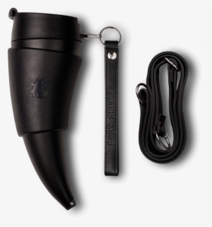 The Slovenia Store Goat Mug Faux Black - Goat Story Mug, Real Leather, 16 Oz, Black #4071788