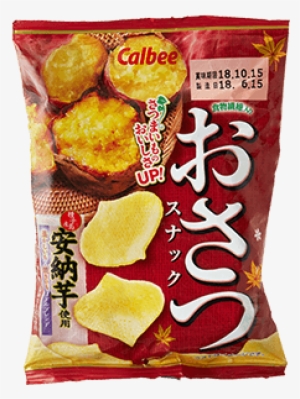 Puffy Sweet Potato Chips - カルビー 50g紫おさつスナックはちみつバター風味 #4071843