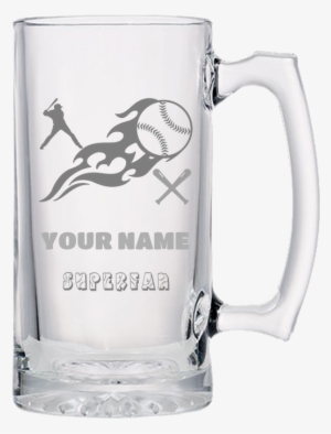 Beer Mugs - Baseball Superfan - Beer Glassware #4072452