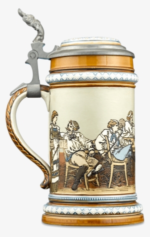 Mettlach Tavern Beer Stein #4072480