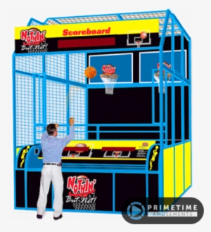 Nothin But Net Basketball Attraction By Skeeball Games - Full Size Basketball Arcade Game #4072584