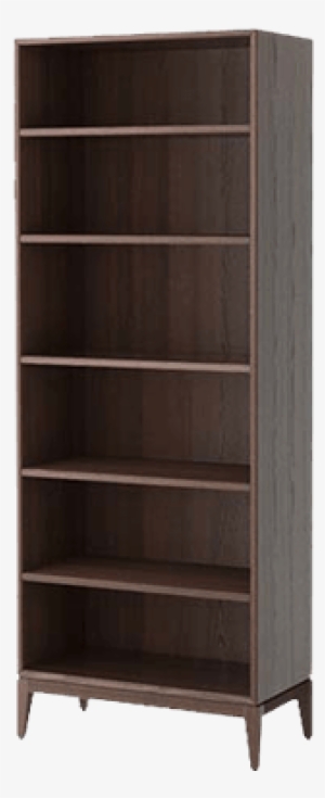 Solid Wood Bookshelf With Spacious Shelves - Bookcase #4072842