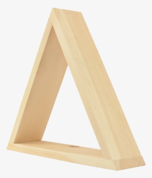 Upgrade Display Surfaces With Our Wooden Triangle Floating - Plywood #4073321