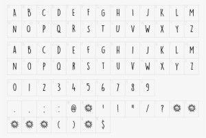 Dk Lemon Yellow Sun Font - Number #4074621