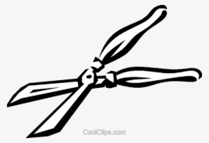 Garden Shears Royalty Free Vector Clip Art Illustration - Tesoura De Jardinagem Png #4074676