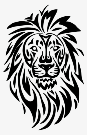 Lion Head Decals - Tribal Lion Head #4074952