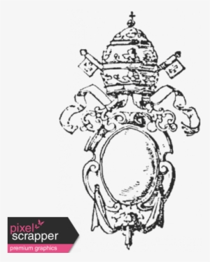 Shield Stamp Template - Digital Scrapbooking #4075483