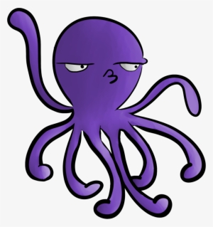 Octopus - Purple Octopus Real Transparent #4075649