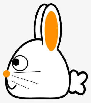 This Free Icons Png Design Of Spring Bunny Side Orange #4075758
