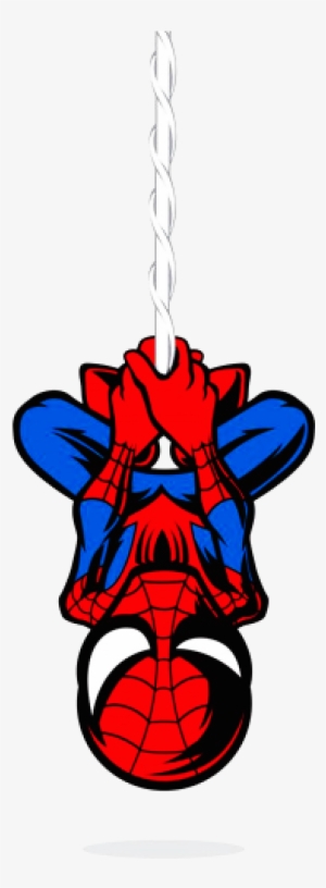 Hombre Araña Colgando - Spiderman Illustration #4076793