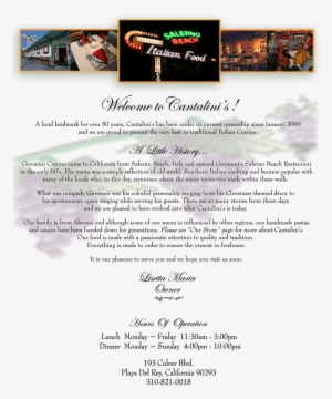 Copyright © 2018 Cantalini's Salerno Beach Restaurant - Restaurant #4077956