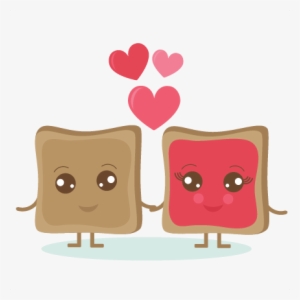 Pb & J Love Svg Cut Out Files Valentine Svg Cut Files - Cute Pb And J #4078552